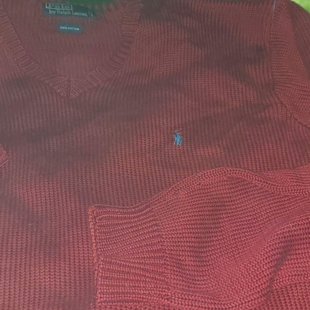Vintage polo ralph lauren. 90s thin cabled 100 percent cotton ultra comfy crew - Picture 1 of 3